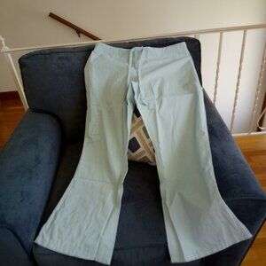 Women Petite Mint Green Scrub Pants Buttersoft